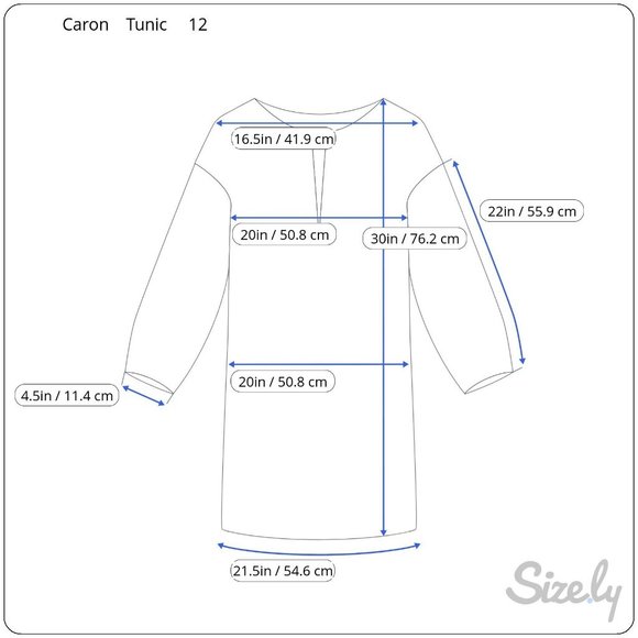 Caron Chicago Black Velvet Tunic Top Mod Minimalist Academia Style Sz 12 Vintage - Picture 7 of 7